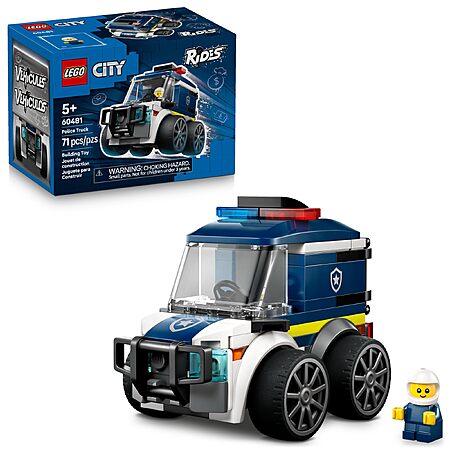 71 Pcs LEGO City Rides – Police Truck (60481) $6.99 + Free S&H w/ Prime or $35+