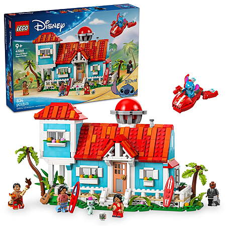 834 Pcs LEGO Disney Lilo and Stitch Beach House Playset with 5 Mini Figures(43268) $45 + Free S&H at Walmart