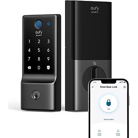 [Prime] $89.99: eufy Security Smart Lock C220, Fingerprint Keyless Entry Door Lock at Amazon