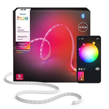 [Prime] $41.16: Hue Flux 10-Feet LED Strip Light, 1-Pack at Amazon