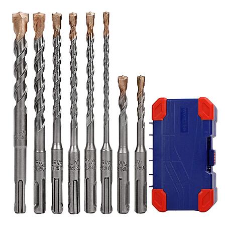 [Prime] $17.09: WORKPRO 8-Piece SDS-Plus Carbide Rotary Hammer Drill Bit Set for Concrete at Amazon