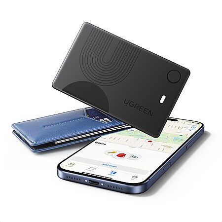[Prime] $11.19: UGREEN FineTrack Slim Wallet Tracker Card (iOS Only) at Amazon