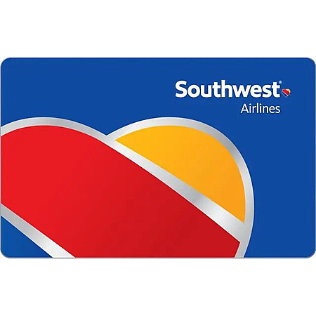 $500: Southwest Airlines $500 Gift Card (Email Delivery) + Bonus $50 Southwest Airlines Gift Card at Newegg