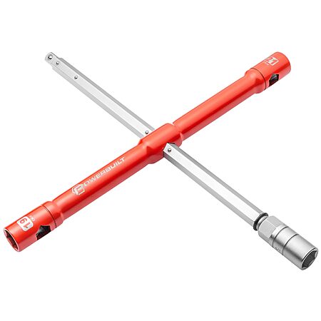 $25.73: Powerbuilt Compact Lug Wrench Set, 17mm, 19mm, 21mm, Pouch - 643180ECE at Amazon