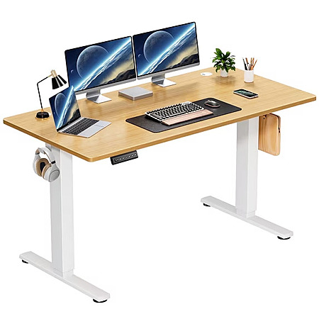 edx 55" x 24" Electric Adjustable Standing Desks (Black/Oak/White) $79.99 + Free S&H at Walmart