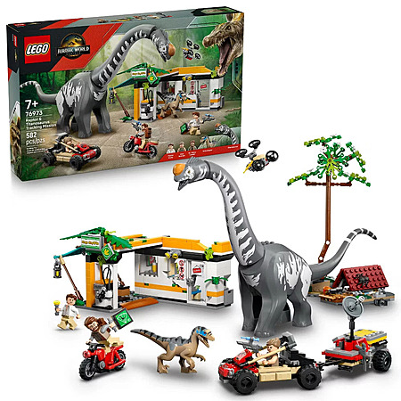 582 Pcs LEGO Jurassic World Raptor & Titanosaurus Tracking Mission (76973) $78.56 + Free S&H at ebay