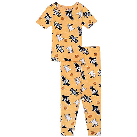 Character Toddler Halloween Short Sleeve Top and Pant Pajama Set