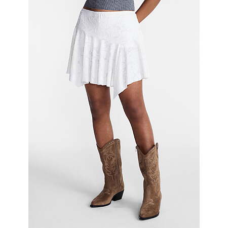 No Boundaries Asymmetrical Mini Lace Skirt (Women's XXS-S) $3.03 + Free S&H w/ Walmart+ or $35+