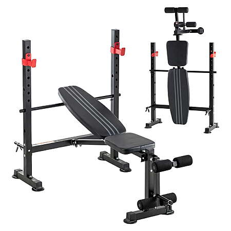$79.85: EDX Adjustable Weight Bench with Leg Extension & Curl, 650 lbs Capacity at Walmart.com