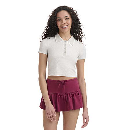 $4.04: Mills by Millie Bobby Brown Women's Cut and Sew Polo, Sizes XXS-XXL at Walmart.com
