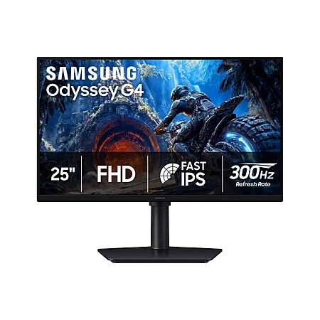 Samsung 25" Odyssey G4 (G40H) Series FHD 300Hz Gaming Monitor $169.99 + Free S&H at Amazon