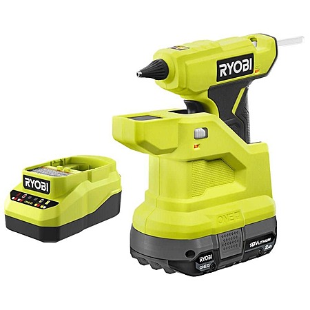 $54.97: RYOBI ONE+ 18V Cordless Compact Glue Gun Kit with Battery and Charger at HomeDepot