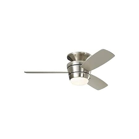 $49.99: HARBOR BREEZE Mazon 44" LED Ceiling Fan with Light, Remote, Brushed Nickel at Woot!