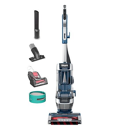 Shark Stratos Upright Vacuum, Powered Lift-Away, HEPA Seal, Navy, AZ3002​