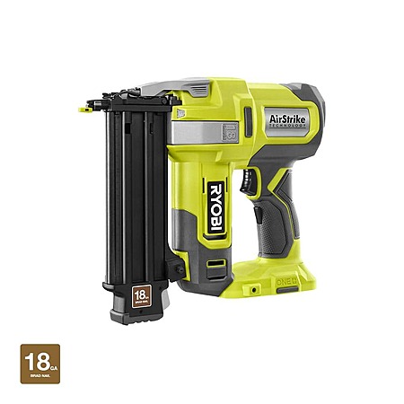 RYOBI ONE+ 18V 18-Gauge Cordless AirStrike Brad Nailer (Tool Only) at HomeDepot