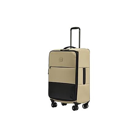 ANTLER Soft Stripe Medium Checked Luggage, Sand Yellow, 27.2", 74-88L at Woot!