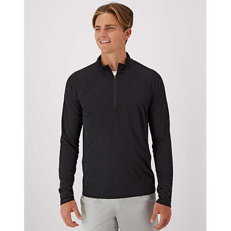 Hanes Cool DRI Men's Quarter-Zip Lightweight Pullover (Various Colors) $5.70