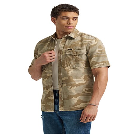 Lee® Men's Heritage Short Sleeve Surplus Shirt (Select Sizes) at Walmart.com