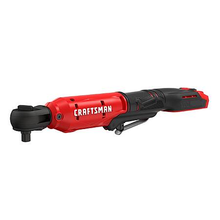 CRAFTSMAN 20-volt Variable Speed 1/4-in and 3/8-in Drive Cordless Ratchet Wrench (Tool Only) in Red | CMCF935B at Lowe's