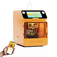 (Prime Only) Kidoodle Mini 3D Printer for Kids & Beginners, 600mm/s High Speed Printing, Auto-Leveling/Child-Safe/5" Touch Screen, Pre-Assembled with Wi-Fi/App Control $149.99