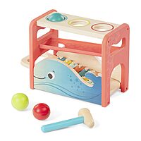B. toys- Xylo-Pound Whale- Musical Instrument - Wooden Hammer & Balls – Developmental Toy for Toddlers – 1 Year + $10.7