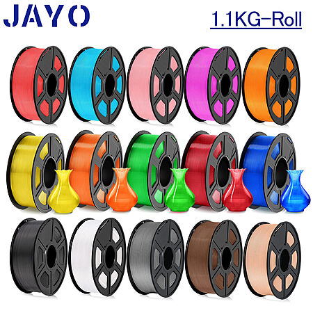 Jayo 3D Printer PETG Filament 6 Spools, 1.1kg each (BUY 6 PAY 4 + Coupon) $59.93 at eBay