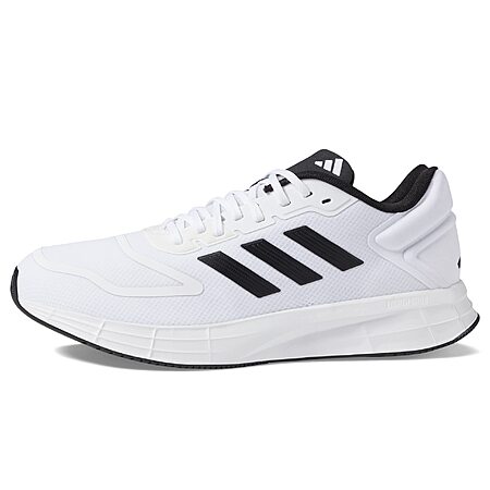 adidas Men's Duramo 10 Running Shoe, White/Black/White, 9.5 $20.64