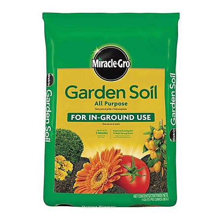 Miracle-Gro Garden All Purpose In-Ground Soil 1 cu ft 4 for $10 $2.5