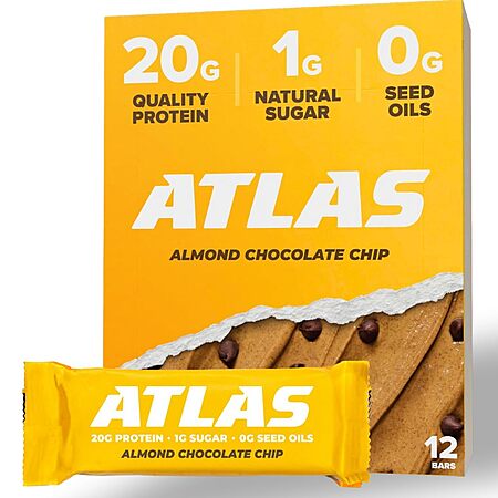Atlas Protein Bars 12 Pack for $15.40 Choco PB & Choco $15.41