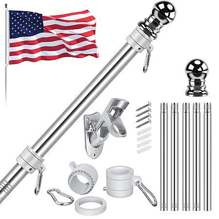 American Flag & Pole Kit for $19!
