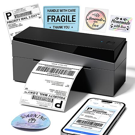 Omezizy 4x6 Bluetooth Thermal Shipping Label Printer [Amazon] - $33.99 + Free Shipping w/ Prime