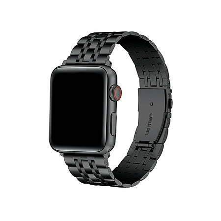 Posh Tech Apple Watch Quinn Studded Stainless Steel Black Band $2.70 & More
