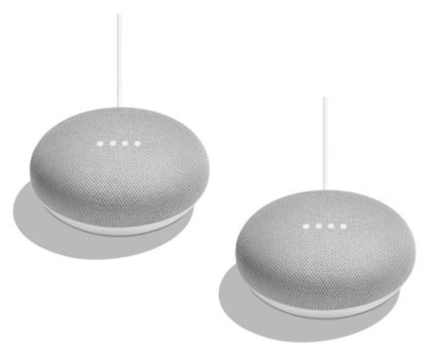 Walmart has 2 pack Google Home Mini  (chalk)and others.In Store. YMMV $25