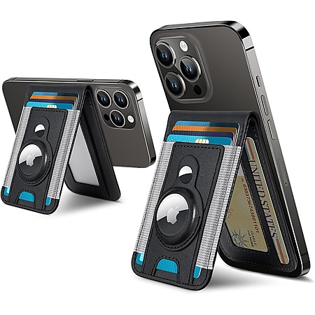 ExtreLife 9-Card MagSafe Wallet w/ AirTag Holder for iPhone 12-17 Series $13.40