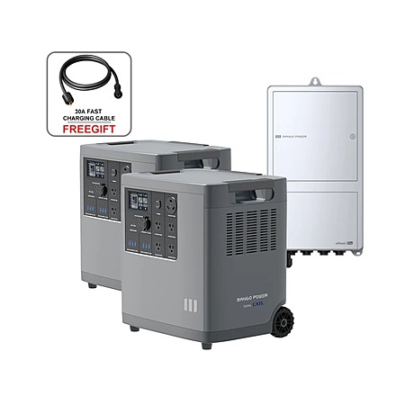 Mango Power E Home Backup Kit: 2x Mango Power E Portable Power Station ...