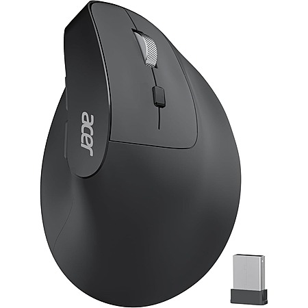 Prime Members: acer Ergonomic Wireless Adjustable DPI Vertical Mouse 1000/1200/1600 w/ 6 Buttons $15.99 & More + FS