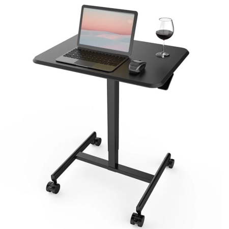 25.7" x 19" EDX Small Adjustable Mobile Standing Desk w/ Rolling Wheels(Various) $40 + Free Shipping