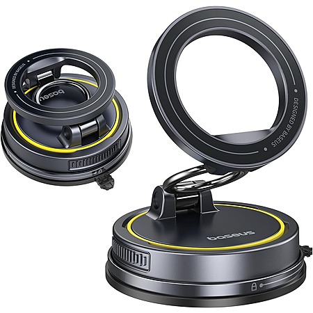 Prime Members: Baseus Magsafe Magnetic Vacuum Suction Car Phone Mount $10.95 + Free Shipping