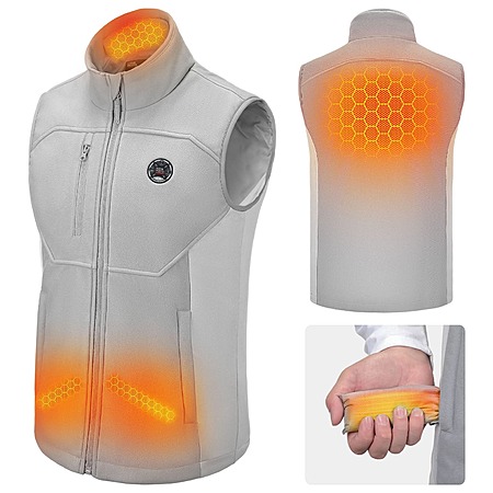 Kemimoto Mercerized Velvet Heated Vest w/ 10,000mAh Battery Pack (Various Sizes) $35 + Free Shipping (1 replies)