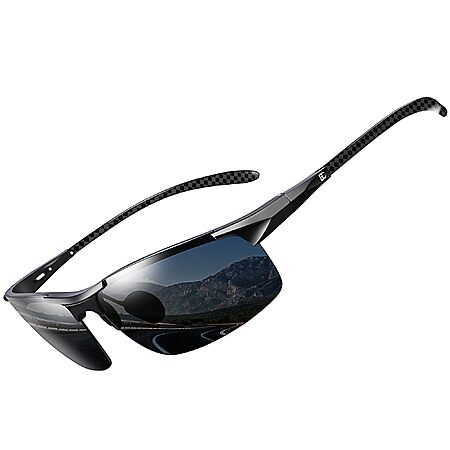 Prime Members: BIRCEN Men's Carbon Fiber Polarized Sunglasses (Various Styles) $11 + Free S&H