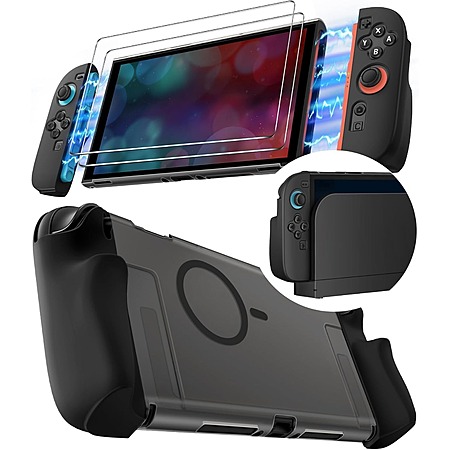 5-Pc iVoler Switch 2 Case Bundle (w/ 2x Screen Protectors + 2x Joy-Con Grips) $10