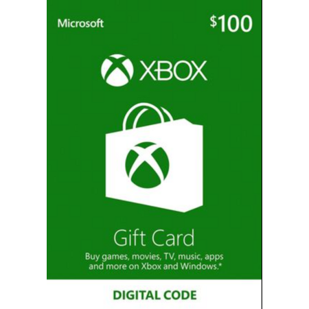 $100 Xbox eGift Card (Digital Delivery)