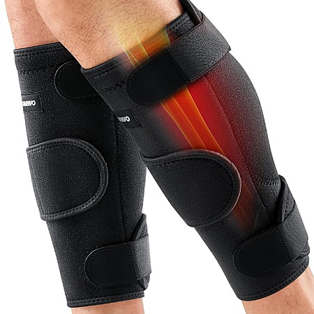 CAMBIVO 2-Pack Adjustable Calf Compression Wraps (L or XL) $15 + Free S&H w/ Prime