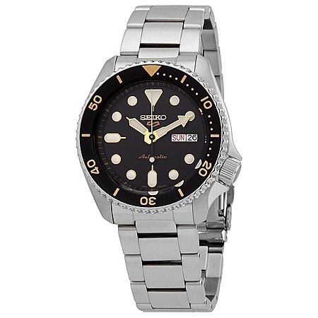 43mm Seiko 5 Sports SKX Series Men's Stainless Steel Black Dial Watch $219 + S&H or Free S&H on $400+