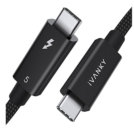 3.3' iVANKY up to 120Gbps / 240W PD Intel Certified Thunderbolt 5 Cable $19 + Free Shipping w/ Prime
