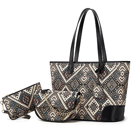 Prime Members: 3-Piece Lovematch Women's Tote & Handbag Set (Various Colors)