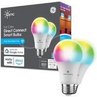 2-Pack GE Cync A19 Smart 800 Lumens 60W Color Changing LED Light Bulbs $9.99 + Free Shipping
