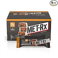9-Count 3.52-oz MET-Rx Big 100 Colossal Meal Replacement Protein Bars (Various)