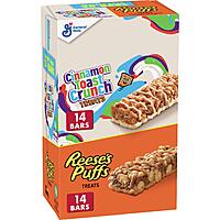 28-Count Reese's Puffs Cinnamon Toast Crunch Cereal Treat Bars Variety Pack
