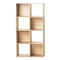 8-Cube Mainstays Cube Storage Organizer (Spring Pine) $33.88 + Free S&H w/ Walmart+ or on $35+
